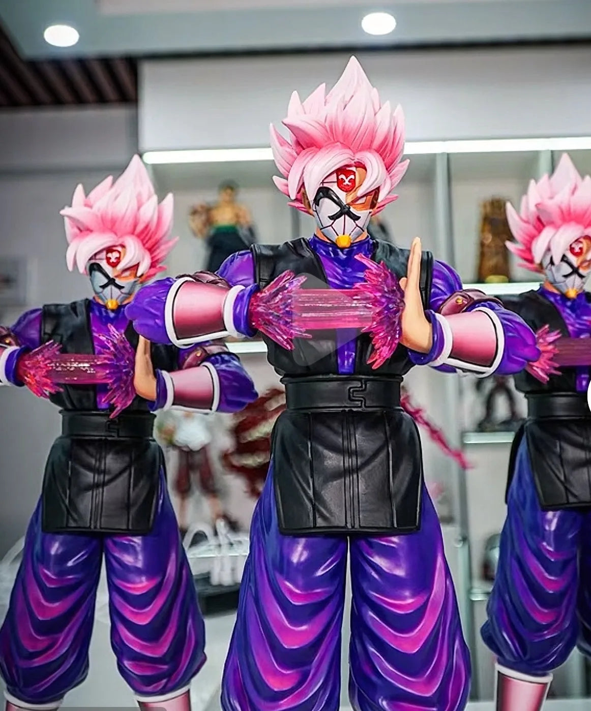 31cm/11.81inch ZW Toy Dragon Ball Z Figure Zamasu Black Goku Anime Figures Super Saiyan PVC Statue Collection Model Xmas Gifts