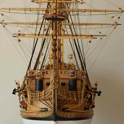 1/50 St. Philip Class I Battleship Wooden Ship Model Kit DIY Hand-assembled Ship Model Toy Gift Simulation Sailboat Model