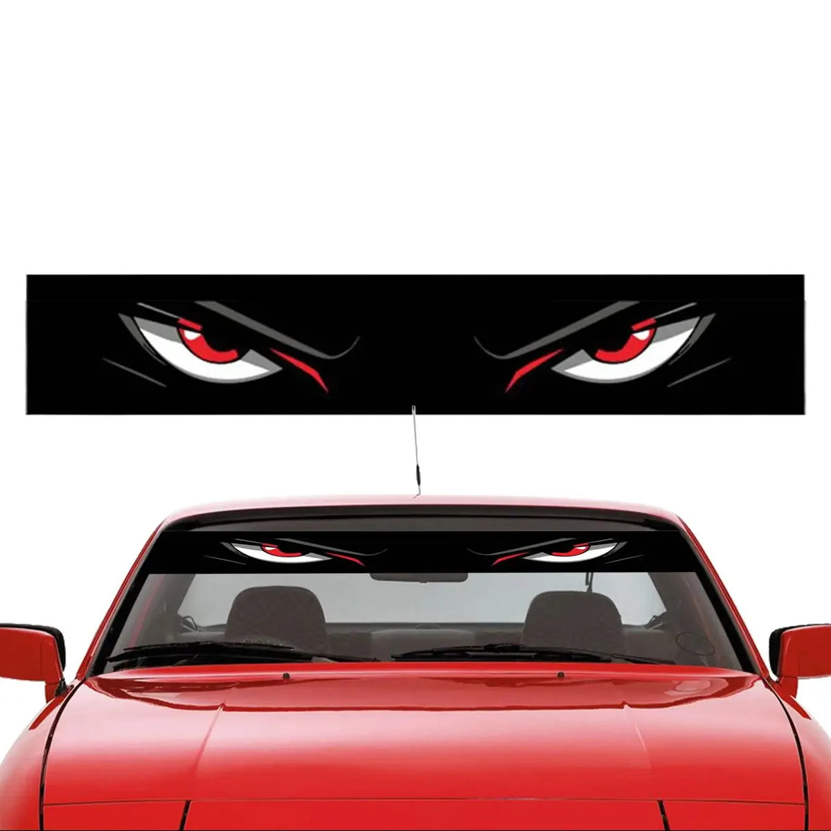 One-piece eye-catching car windshield eye sticker, car window decal Front windshield decal, suitable for all car models