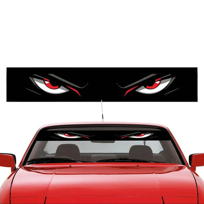One-piece eye-catching car windshield eye sticker, car window decal Front windshield decal, suitable for all car models