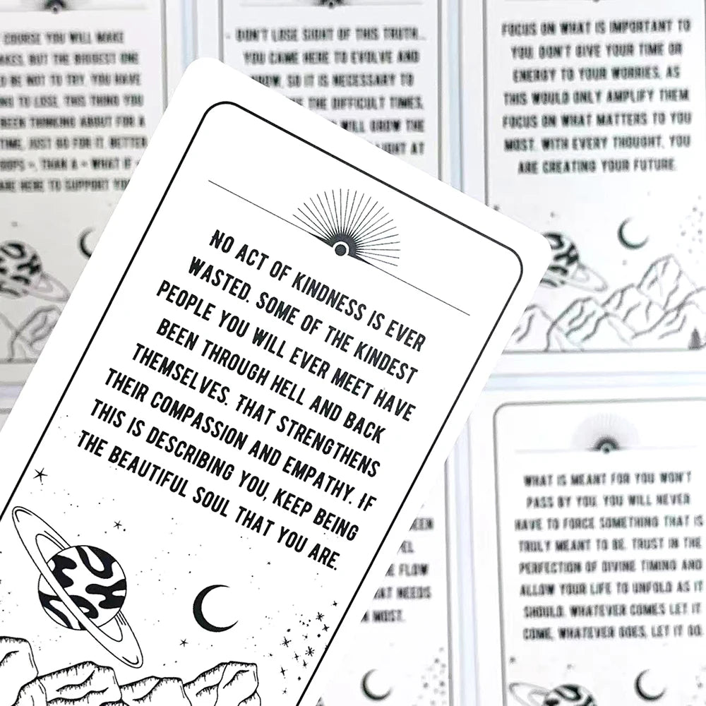 NEW Messages From The Universe Oracle A 54 Cards Deck,English Version Of Fate Divination Card Game,Family Party Games