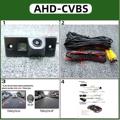 CCD Night Vision For Porsche Cayenne 2011-2022 Rear View Camera License Plat Reverse Backup Camera