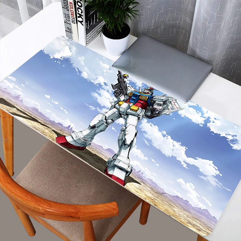Mouse Pad Anime Gaming Accessories Mechanical Warrior RX-78-2 Gundam Mousepad Gamer PC Computer Keyboard Desk Mat Varmilo Table
