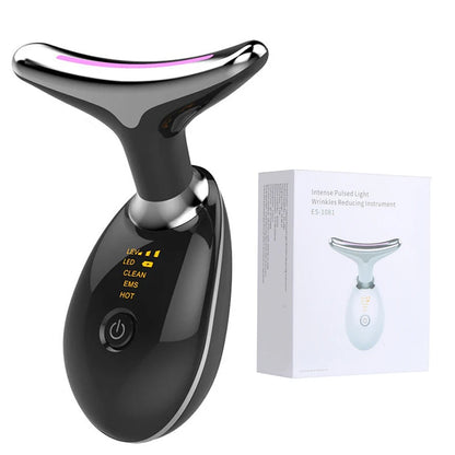 Neck Face Lifting Device Face Neck Massager Skin Tighten Device Led Photon Therapy Anti Wrinkle Double Chin Remove