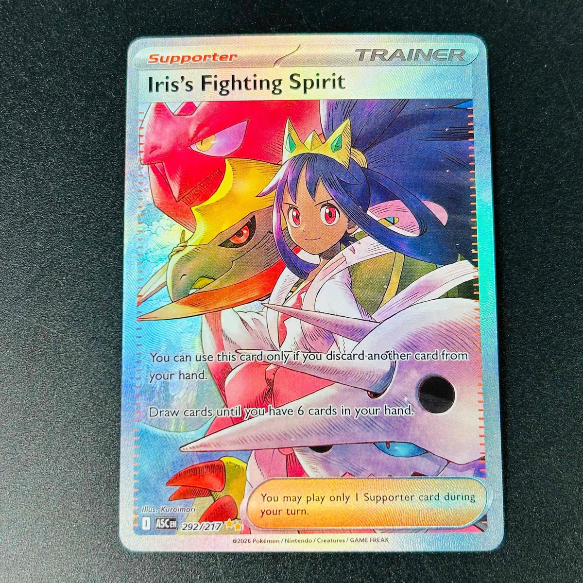 Mega Dragonite EX 271/217 English Version Collectible Grade DIY Foil Texture Nice Condition Premium Anime Collection Cards