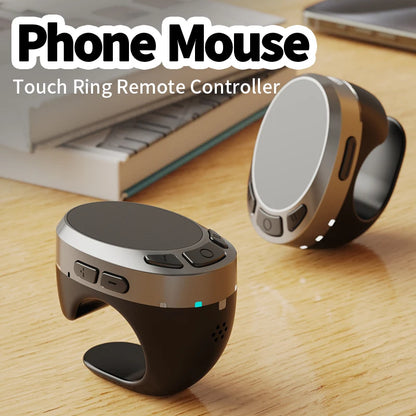 Bluetooth remote, scrolling ring, finger mouse, page turner, wireless video controller, ebook pag turner,