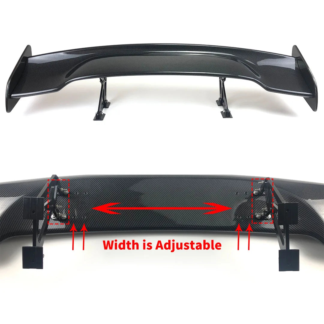 Universal GT Style Rear Spoiler Wing Tail Air Dam For 99% Sedan Body Kit Decoration Carbon Fiber Racing Body Kit Exterior Tuning
