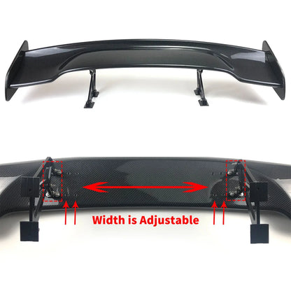 Universal GT Style Rear Spoiler Wing Tail Air Dam For 99% Sedan Body Kit Decoration Carbon Fiber Racing Body Kit Exterior Tuning