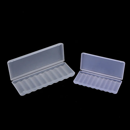 10 Slot Portable Transparent Plastic Battery Storage Box Hard Container Holder Case For AAA/AA Battery Organizer Accessories