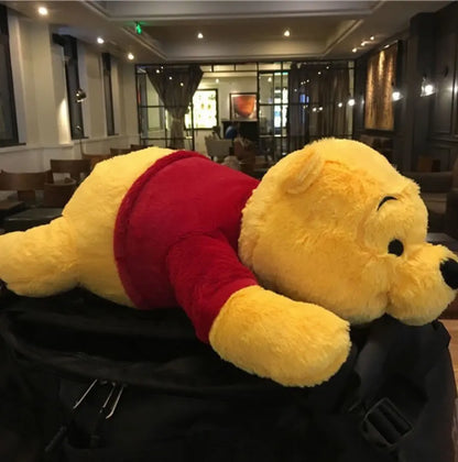 Fluffy Large Stuffed Toys 55cm Winnie The Pooh Pillow Giant Plush Bear Doll Cute Room Ornamental Cushion For Decor Easter Gift