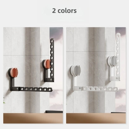 Folding Drying Racks Suction Cup Clothes Horse Hanger Clothesline Coat Shelves Clothes Line Hanging Organizers Home Accessories