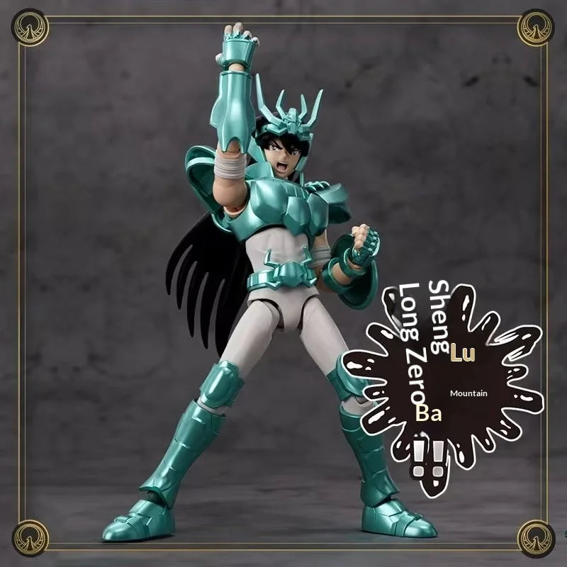 Blokees Saint Seiya Dragon Shiryu Superior Version Assemble Action Figure Model Collectible Anime Hobby Toy