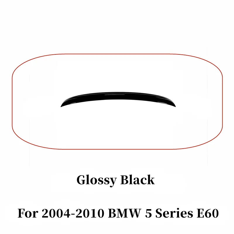 Car Rear Roof Lip Spoiler For BMW 5 Series E60 520i 525i 530i 2004-2010 For M5 Style Rear Trunk Tail Wing Tuning Accessories
