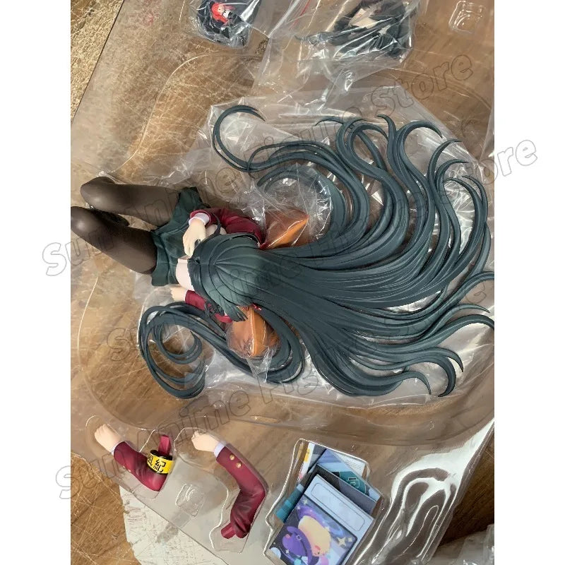 In Stock Azur Lane Anime Girl Taiho Figure  After School Uniform Cat Girl PVC Statue with Extra Head Model Desktop Decoration
