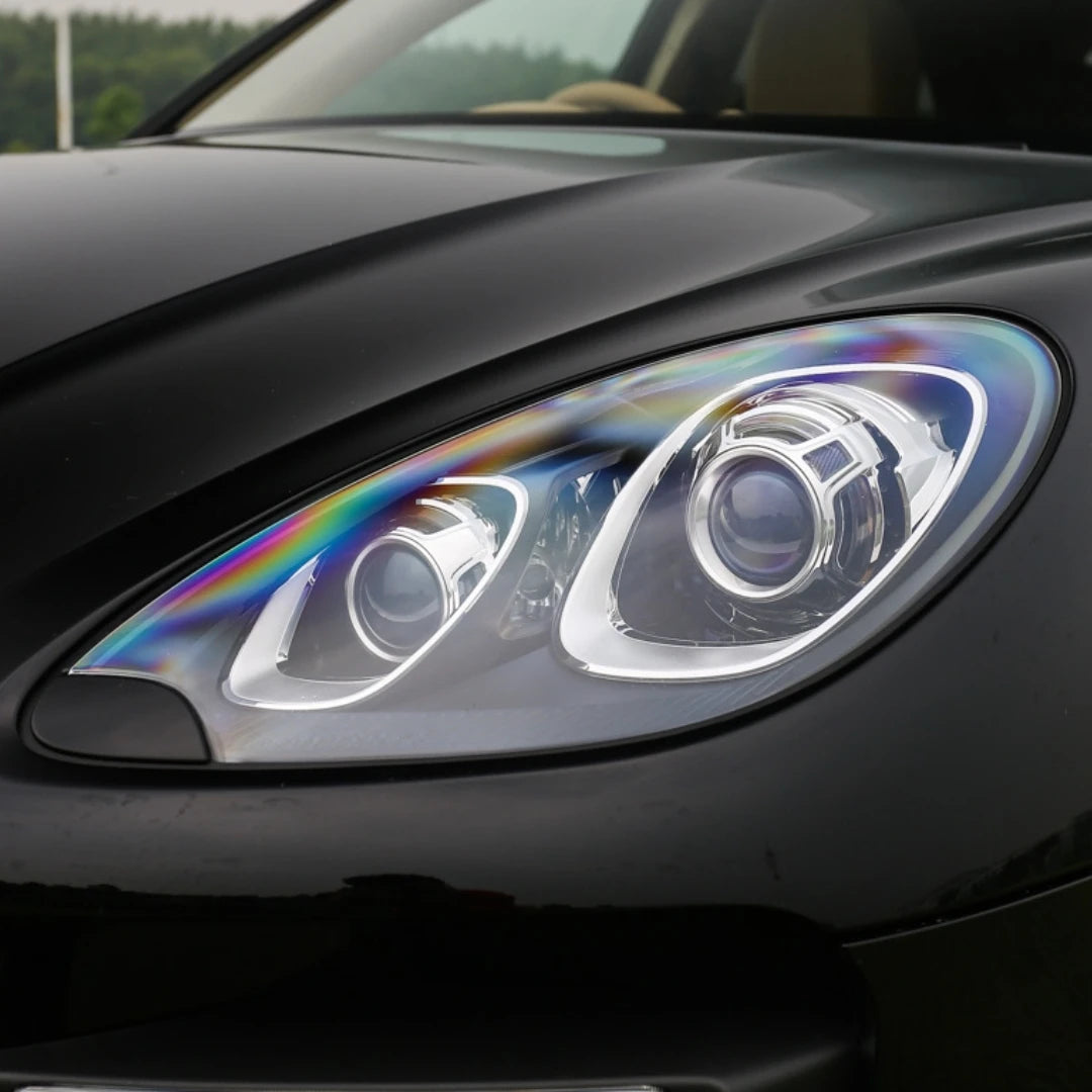 For Porsche Macan 2014 2015 2016 2017 Car Transparent Lampshade Head Light Lamp Cover Glasses Lamp Shade Headlight Shell Cover