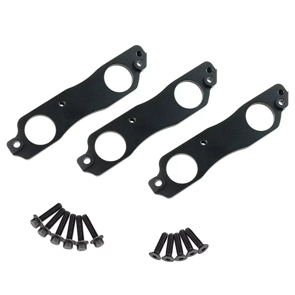 Sleek Black Aluminum Coil Pack Brackets for Toyota 1JZ/2JZ (VVTI/Non-VVTI) & Nissan R35 GTR