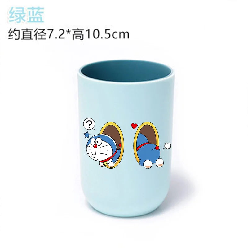 new Doraemons Home Water Cups Cartoon Anime Mouthwash Cup Fashion Large Capacity Toothbrush Cups Breakfast Cup school office Mug
