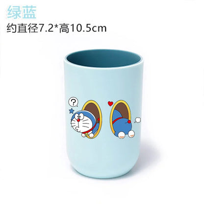 new Doraemons Home Water Cups Cartoon Anime Mouthwash Cup Fashion Large Capacity Toothbrush Cups Breakfast Cup school office Mug