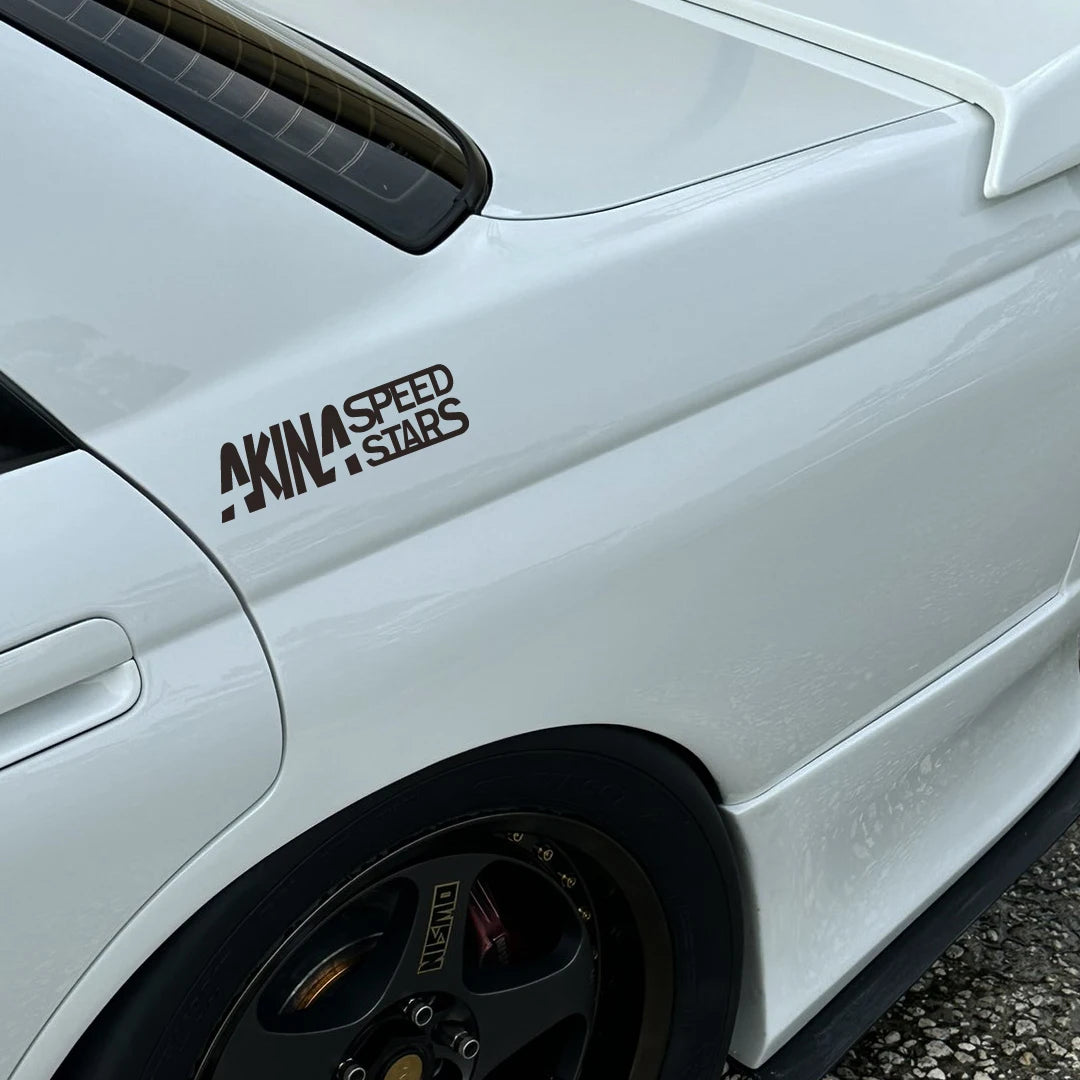 Akina Speed Stars, Initial D Racing Team Replica Vinyl Sticker Decal - JDM Drifting Car Accessories