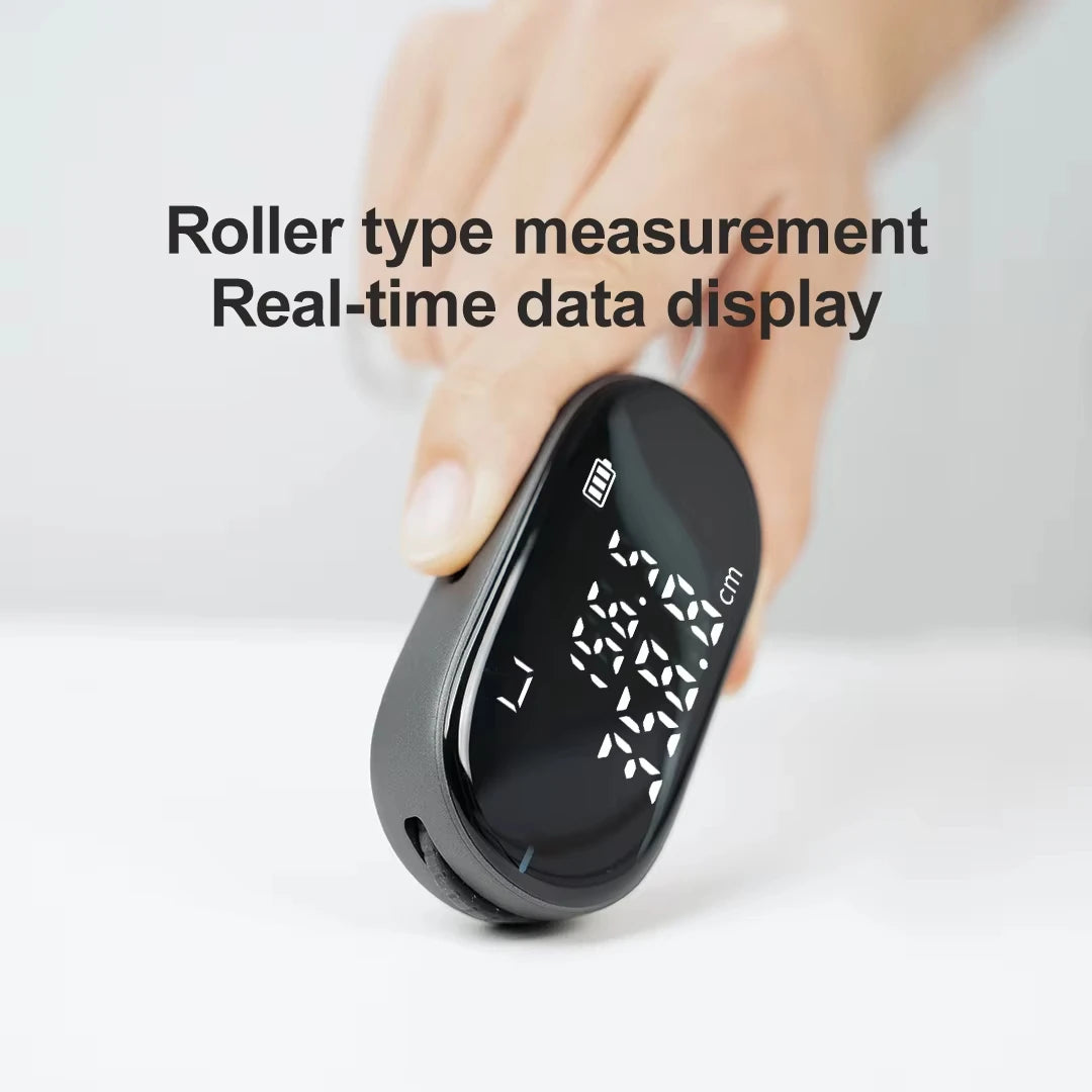 DUKA ATuMan Q2 Mini Electronic Ruler Digital Wheel Tape Measure High Accuracy Type-C Portable Rechargeable Measuring Hand Tool