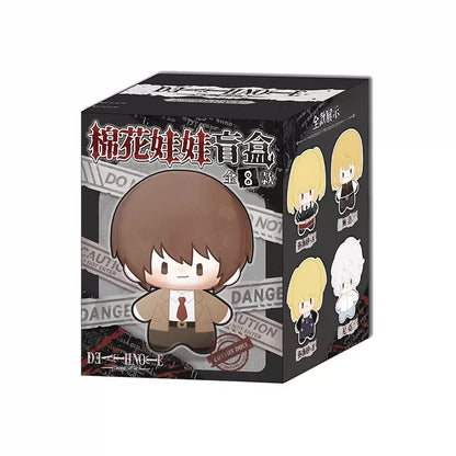 Death Note Cotton Doll Plush Blind Box Bag Charm Key Charm Pendant Trendy Anime Toy Collect Desktop Ornaments Mystery Box Gift