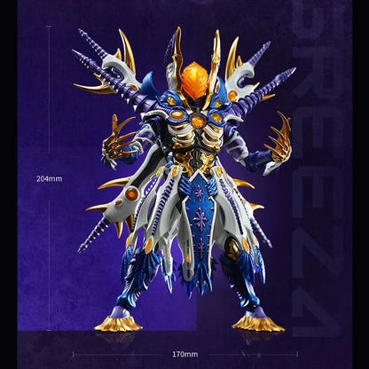 In Stock Genuine Keeppley Greeza The Third Form Action Figure Ultraman Toy Assembly Model Kit ULTRA KAIJU With Light Doll Gifts