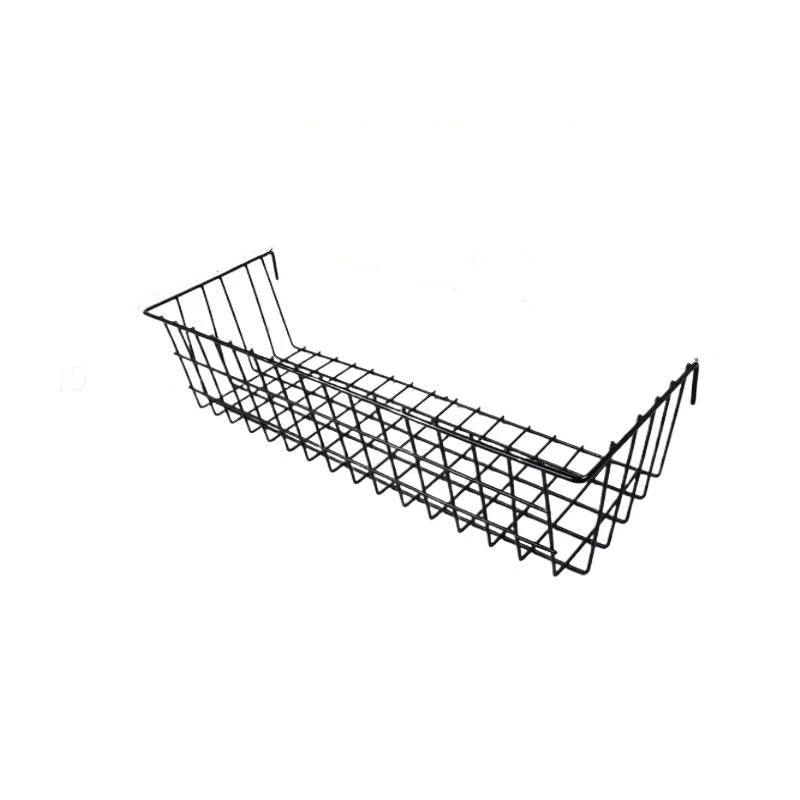 DIY Iron Grid Flower Pot Hanging Shelf Wall Art Mounted Frame Mesh Display Rack Home Decoration Metal Decorative Storage Basket