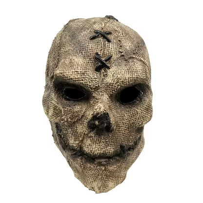 Halloween Horror Killer Skull Mask Cosplay Scary Skeleton Haunted House Outdoor Bar Latex Helmet Halloween Party Costume Props