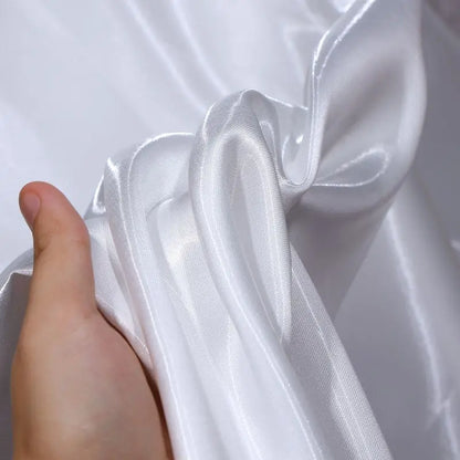 Liquid Water Light Reflective Fabric Per Meter for Clothes Wedding Dresses DIY Sewing Fashion Plain Silky Smooth Cloth Pink Blue