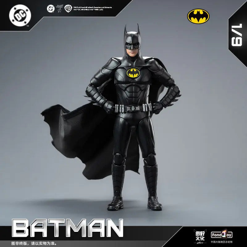 【In Stock】 Fondjoy Black Superman 2.0 Figure Dc Zack Snyder'S Justice League Figures 1/9 Super Man Pvc Model Doll Joint Movable