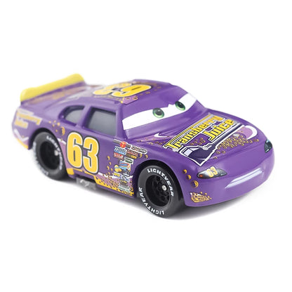 Pixar Car 2 Car 3 Storm Jackson Truck Lightning McQueen No：4 28 33 63 Container Truck Die Casting Mack Model Child Birthday Gift