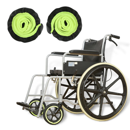 Ehucon Wear-Resistant Wheelchair Slippers Wheelchair Accessories Tire Cover to Protect Floor Carpet,Multiple Sizes Wheel Cover