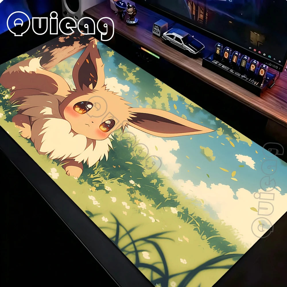 Pokemon Mouse Pad Keyboard Mat Laptop PC Gaming Rubber Extended DeskMats