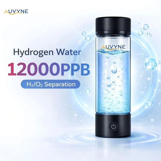 Portable Hydrogen Water Generator Bottle Rechargeable Electric Alkaline Water Ionizer Cup Hydrogen-Rich Health Care Drinkware