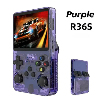 R36S ARKOS System Retro Handheld Game Console 3.5 Inch IPS Screen Classic Portable Video Player 128G Games Boy Gift