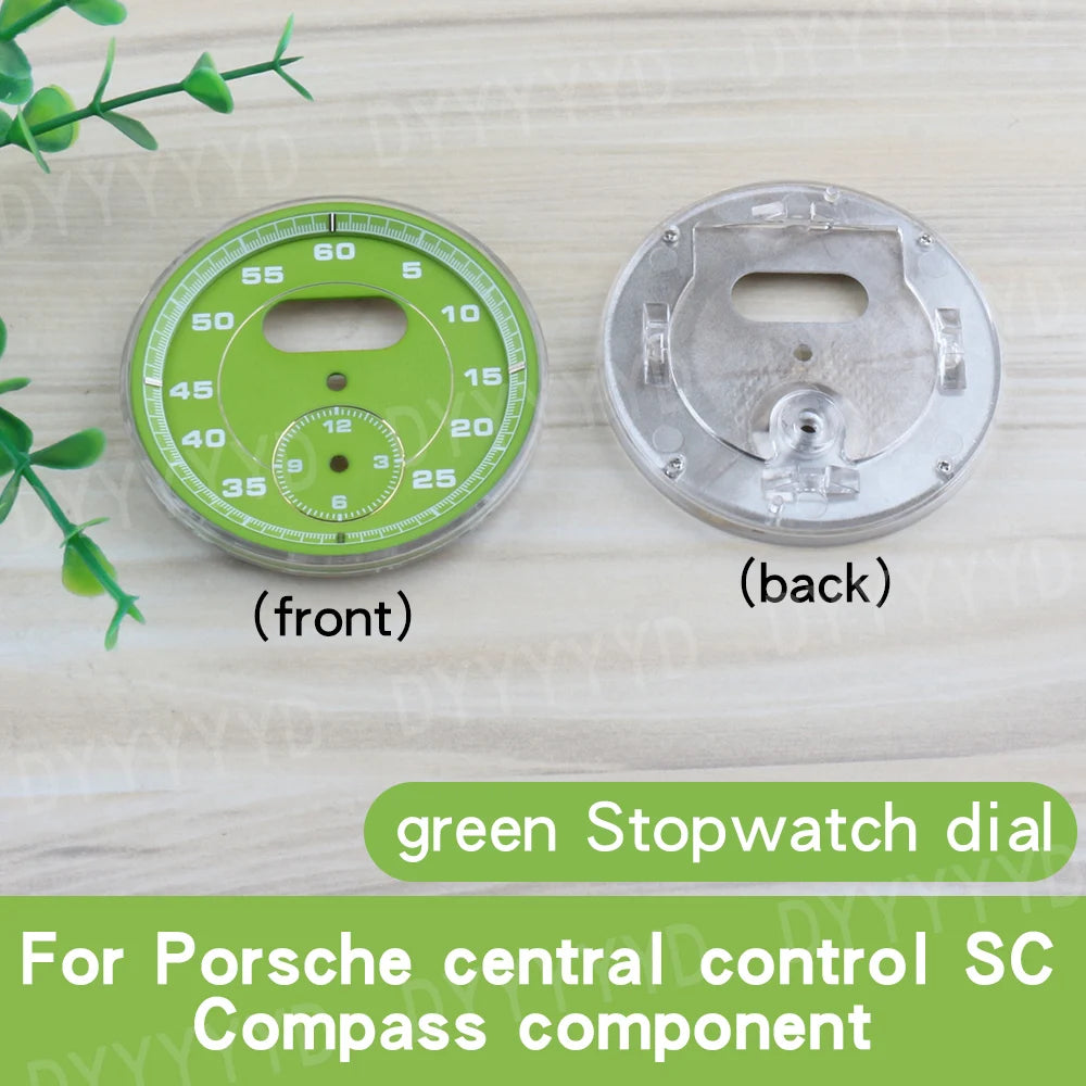 1pcs Dial Clock Gauge Chrono For Porsche 911 Carrera 2013-2019 997 958 Panamera 970 Cayenne Boxster Macan 718 982 Stopwatch