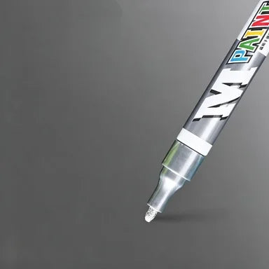 Tire Touch Up Paint Pen Quick Drying Marker Car Tyre Lettering Graffiti Pen For Auto Motorcycle Rubber Wheel Maintenance