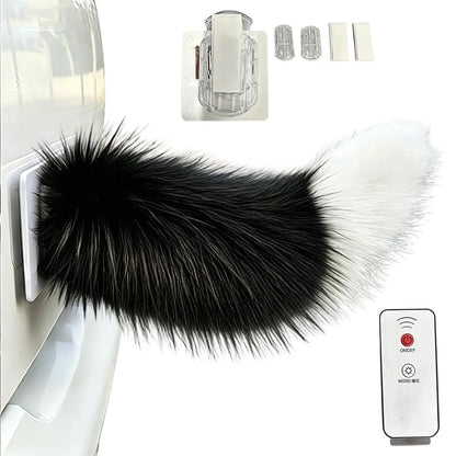 Moving Tail Cute Remote Control Rechargeable Decor Car Exterior Ornaments for RV Travel Rear Trucks Motorcycle Home Vehicles