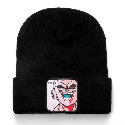 Anime Cartoon Dragon Ball Women Men Knitted Warm Winter Hats For Women Men Solid Hip-hop Casual Cuffed Beanies Bonnet
