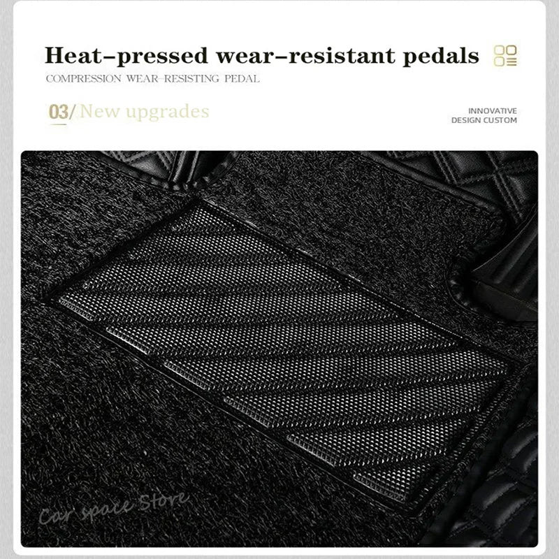 Car Floor Mats for Porsche Macan 2014 2015 2016 2017-2026 Custom Auto Foot Pads Automobile Carpet Cover Interior Accessories