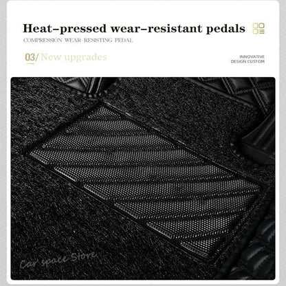 Car Floor Mats for Porsche Macan 2014 2015 2016 2017-2026 Custom Auto Foot Pads Automobile Carpet Cover Interior Accessories