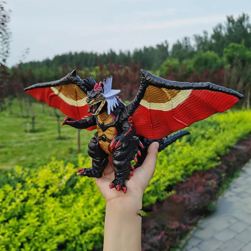 2022 New Anime Ultraman Monster Godzilla large Giga Khimaira Soft Glue DX King Galactron Action Figure Toy  Gifts