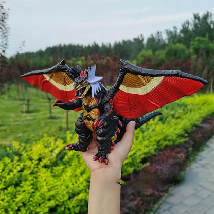 2022 New Anime Ultraman Monster Godzilla large Giga Khimaira Soft Glue DX King Galactron Action Figure Toy  Gifts
