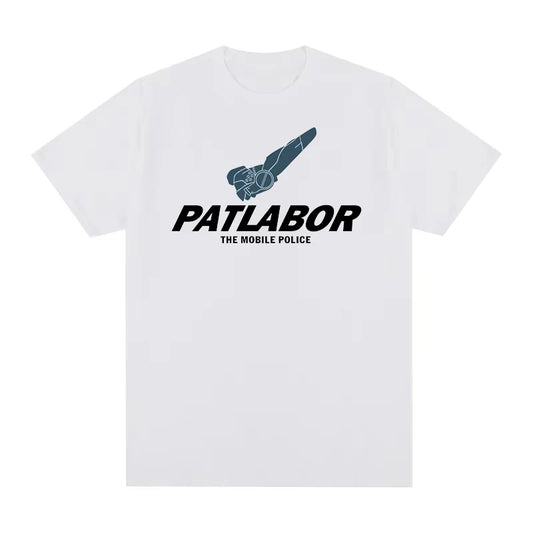 Japanese Anime Fashion Gothic Manga Graphic Cotton Men T shirt New Tee Tshirt Women Tops Mobile Police Patlabor Vintage T-shirt