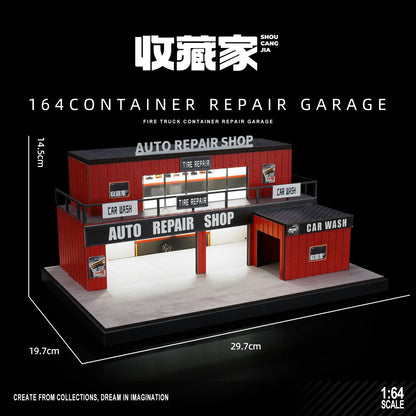 Collector 1:64 Fujiwara Tofu Shop Scene House Model Collection Ornament Three-dimensional Street Scene Table Decoration