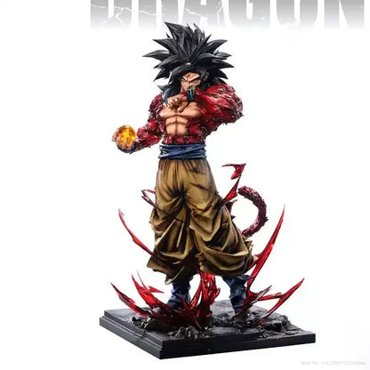 In Stock Anime Dragon Ball Z Ssj4 Goku Figure Replaceable Hands Super Saiyan 4 Goku Pvc Action Figures Collection Model Toys