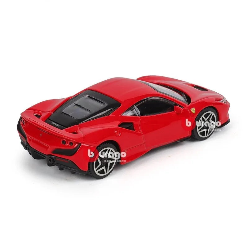 Bburago 1/43 Scale Ferrari F8 Tributo Simulation Sports Car Model Exquisite Desktop Ornament Gift For Boys