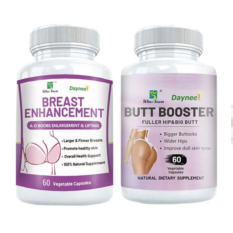 2Bottle Buttocks and  breast pills