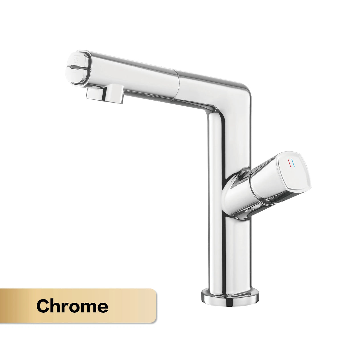 AITANA Luxury Black Bathroom Faucet LED Digital Display Design Simple Single Handle Hot and Cold Water Pullout Basin Mixer