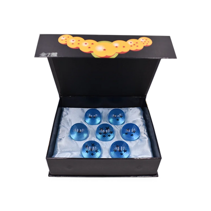4.3CM Anime DBZ 7 Stars Balls 3.5CM Figures Toys New In Box Shenron Dragon Crystal Balls PVC Collection Complete Set Retail